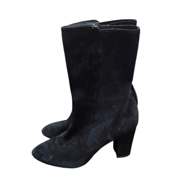 Stuart Weitzman Women's Boots Suede FIFER 80 Size 8.5 - Picture 14 of 15